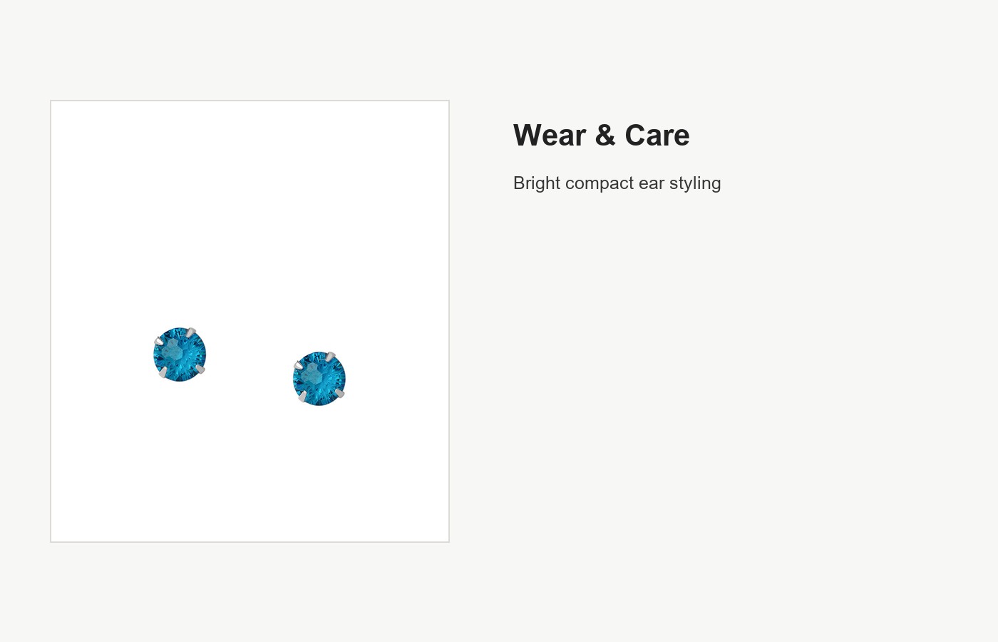 S999 Silver Colorful Firework CZ Stud Earrings detail image