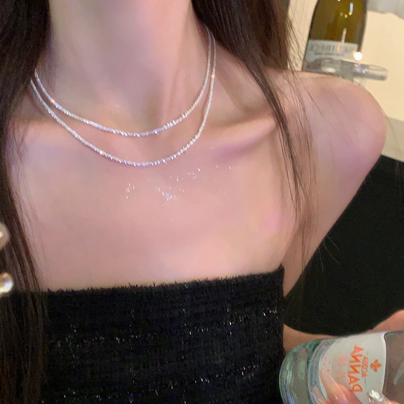 S925 Silver Collarbone Chain Minimalist Necklace for Women main image 2
