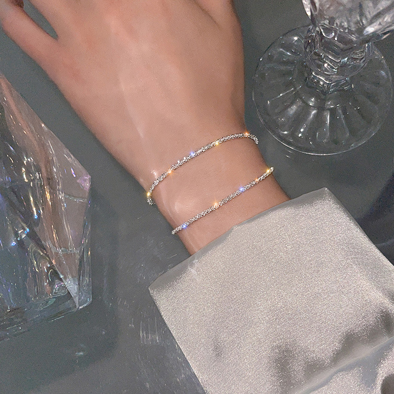 S925 Silver Collarbone Chain Minimalist Necklace for Women main image 4