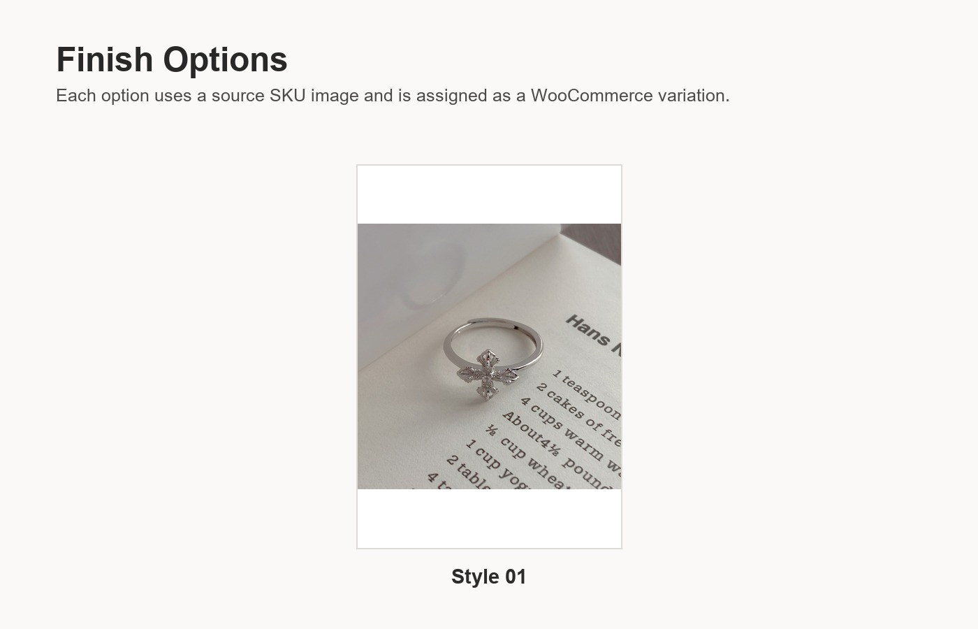 S925 Silver Cross CZ Light Luxury Korean Style Ring for Women detail image