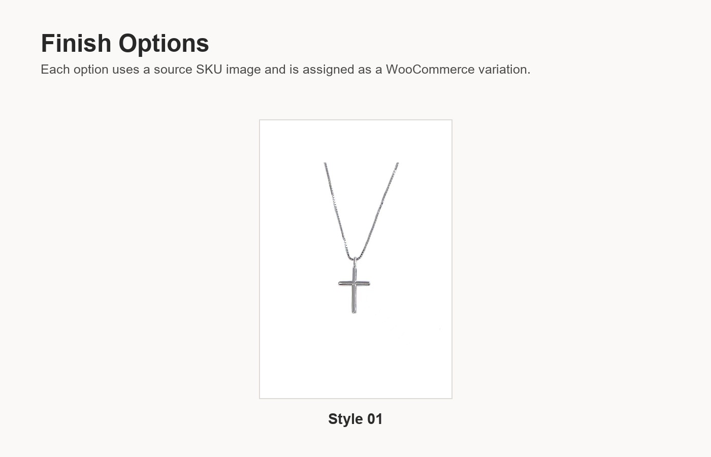 S925 Silver Cross Light Luxury Collarbone Chain Necklace for Women detail image