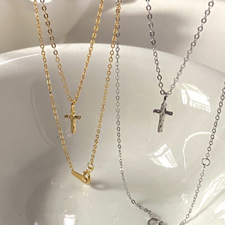 S925 Silver Cross Minimalist Collarbone Chain Necklace for Women main image 1