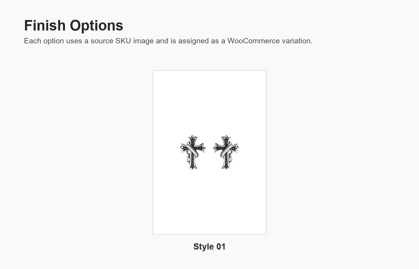 S925 Silver Cross Vintage Minimalist Stud Earrings for Women detail image