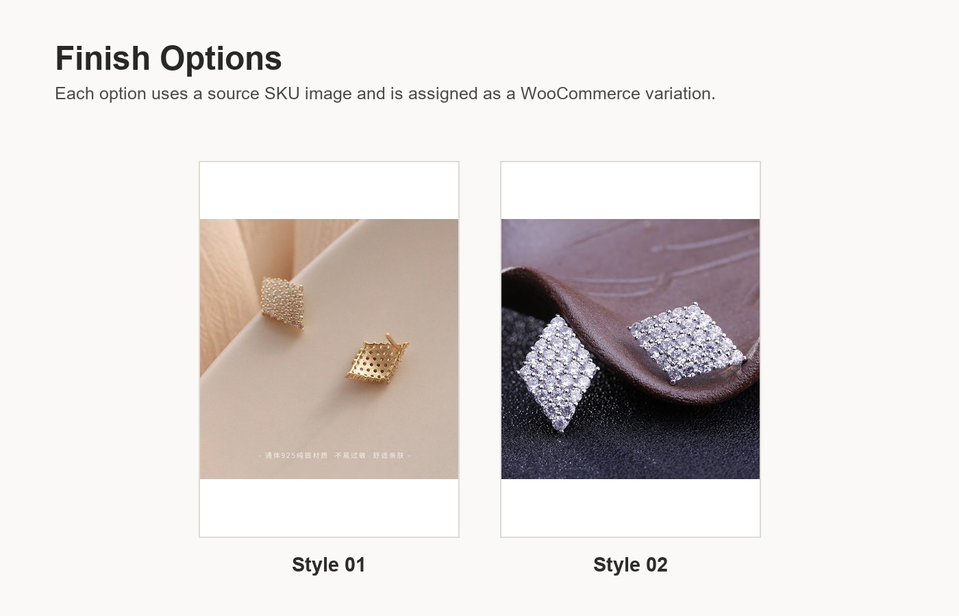 S925 Silver CZ Full CZ Vintage Stud Earrings for Women detail image