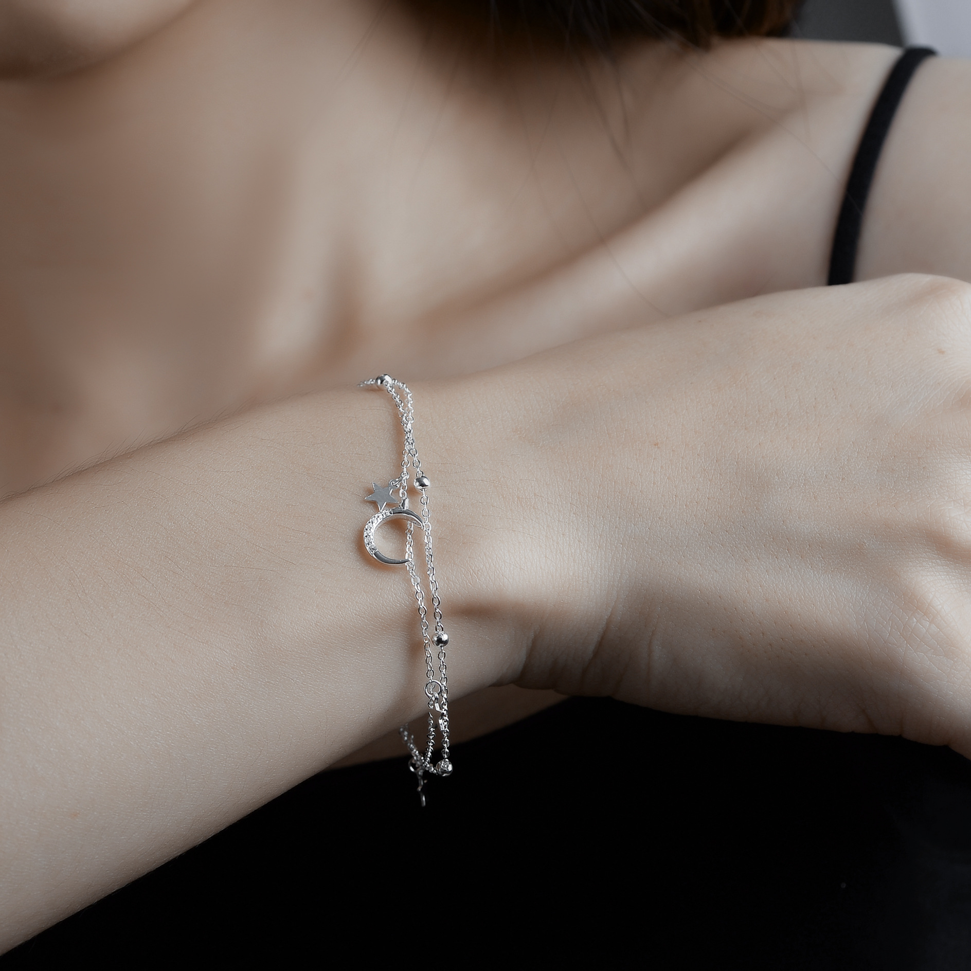 S925 Silver CZ Light Luxury Bracelet for Women main image 3