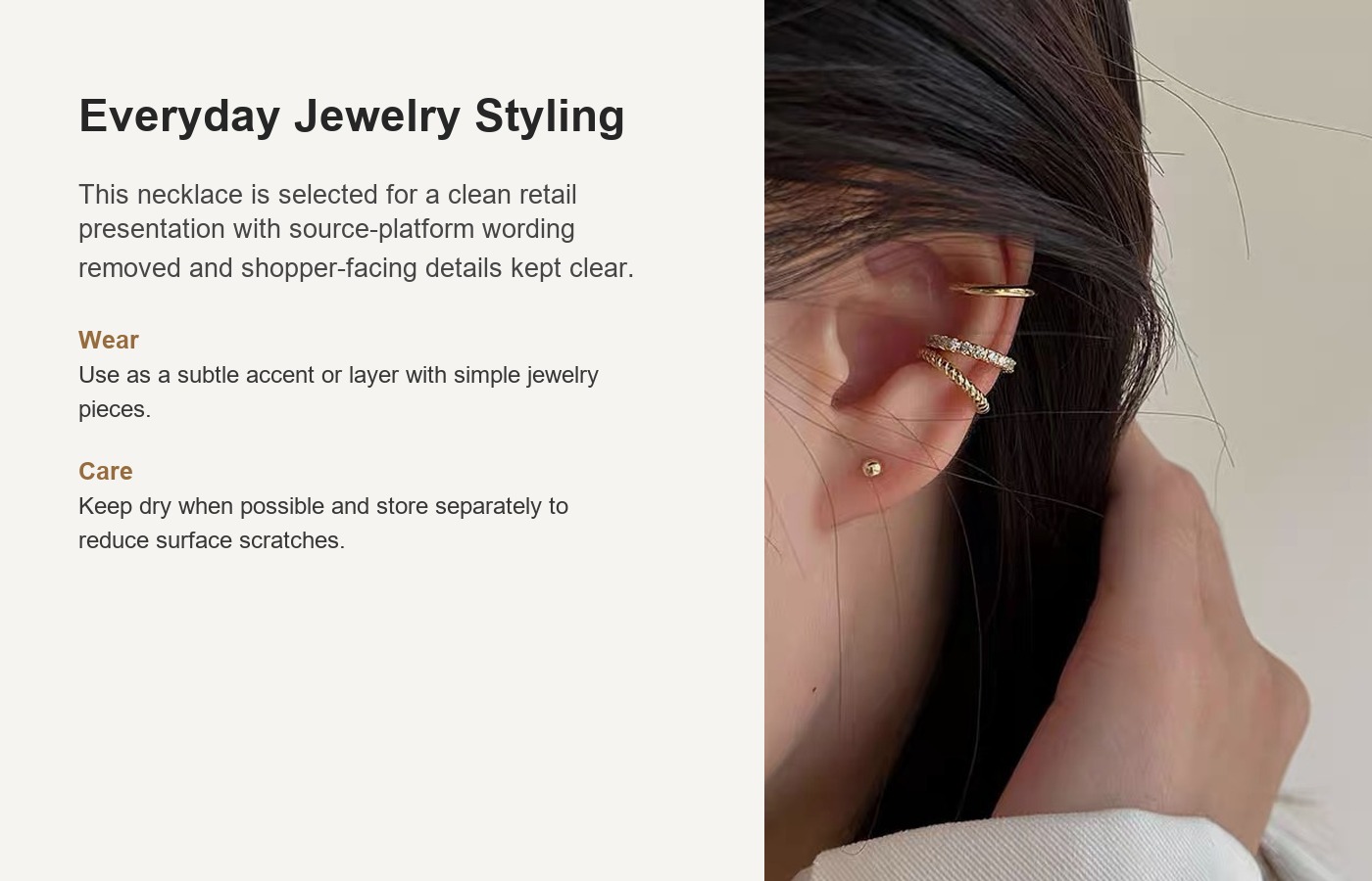 S925 Silver CZ Light Luxury Necklace for Women detail image