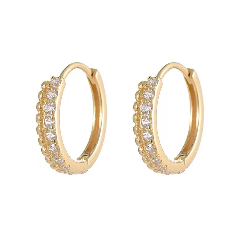 S925 Silver CZ Light Luxury Stud Earrings for Women main image 5