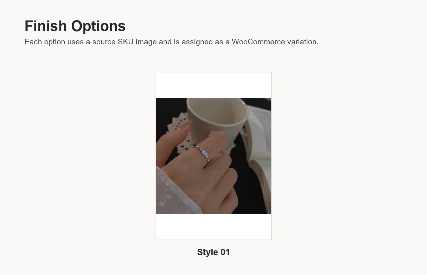 S925 Silver CZ Minimalist Adjustable Open Ring for Women detail image