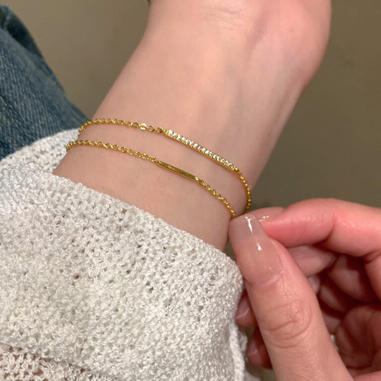 S925 Silver CZ Minimalist Bracelet for Women main image 1