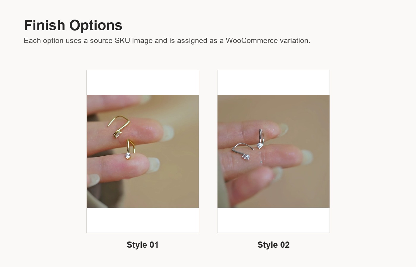 S925 Silver CZ Minimalist Hoop Earrings for Women detail image