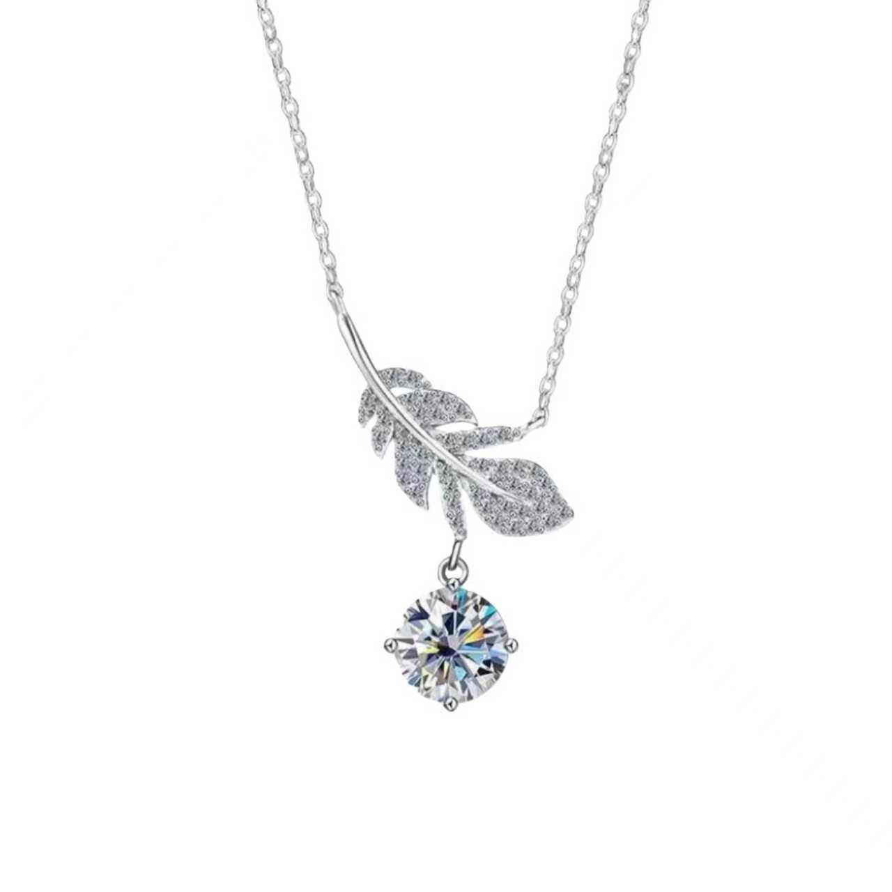 S925 Silver CZ Minimalist Light Luxury Collarbone Chain Necklace for Women main image 5