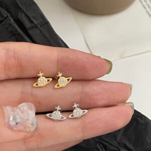 S925 Silver CZ Minimalist Stud Earrings for Women main image 1