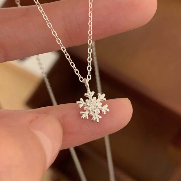 S925 Silver CZ Sparkle CZ Collarbone Chain Necklace main image 1