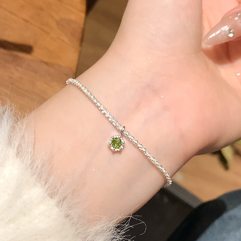 S925 Silver CZ Sparkle CZ Light Luxury Bracelet for Women main image 3