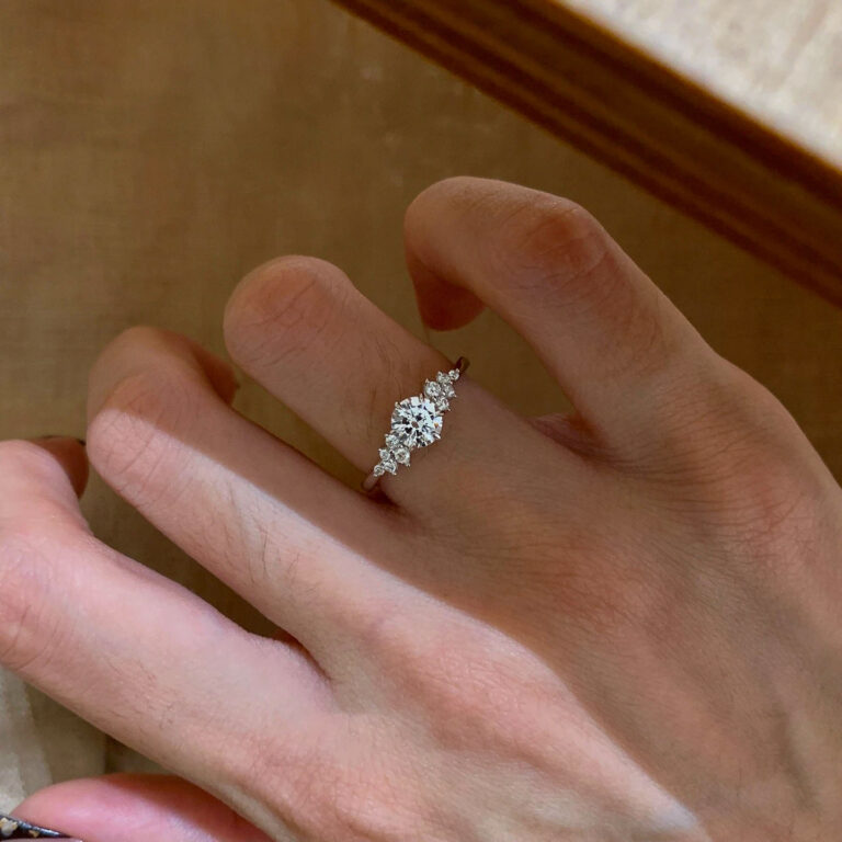 S925 Silver CZ Sparkle CZ Light Luxury Ring for Women main image 1