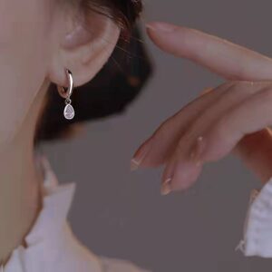 S925 Silver CZ Stud Earrings for Women main image 1