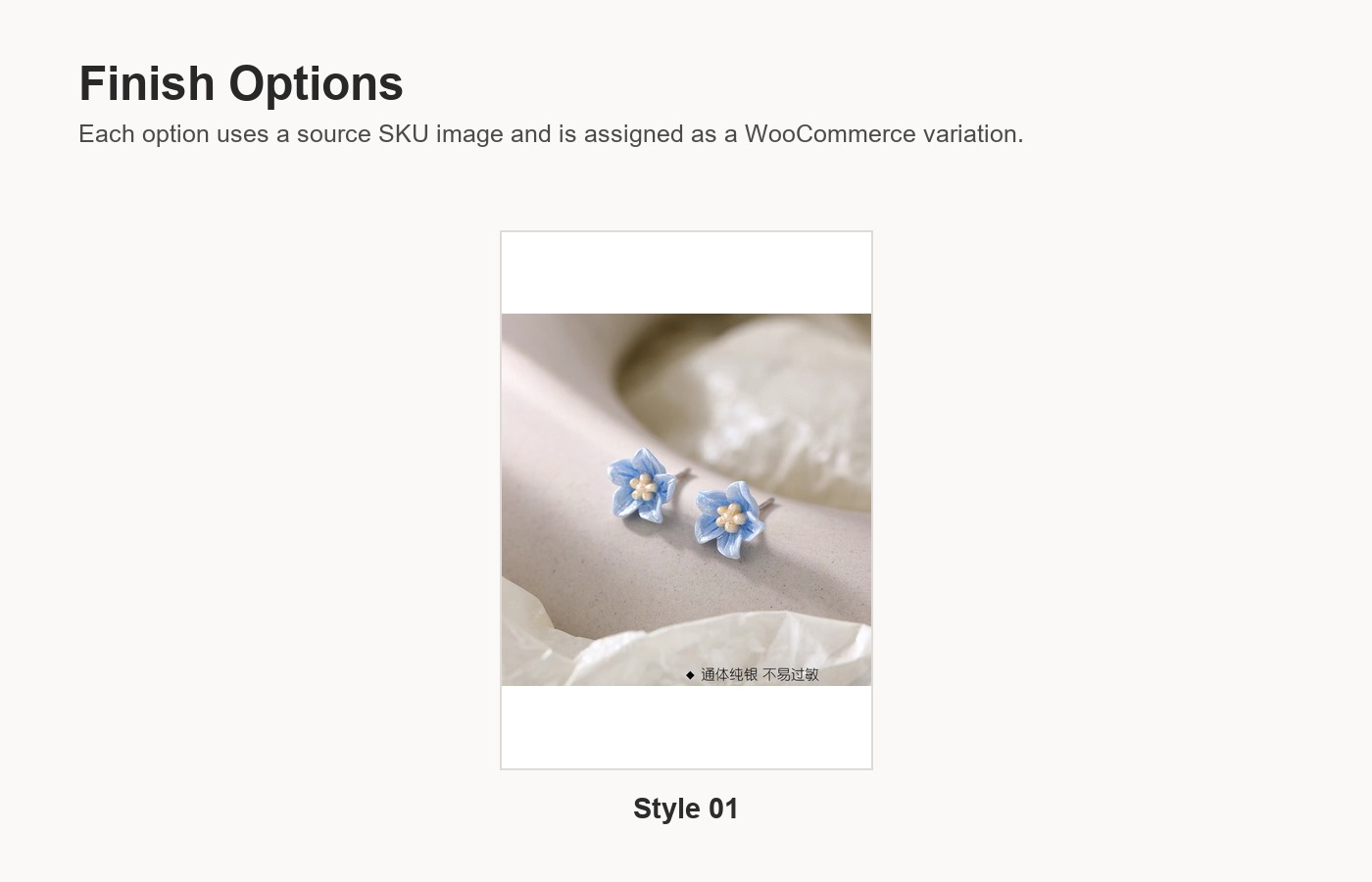 S925 Silver Flower Light Luxury Stud Earrings for Women detail image