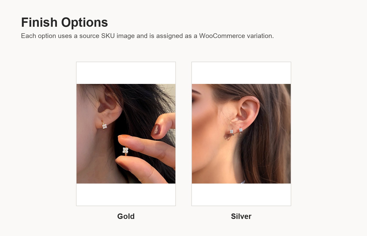 S925 Silver Four Leaf Clover CZ Light Luxury Hoop Earrings for Women detail image