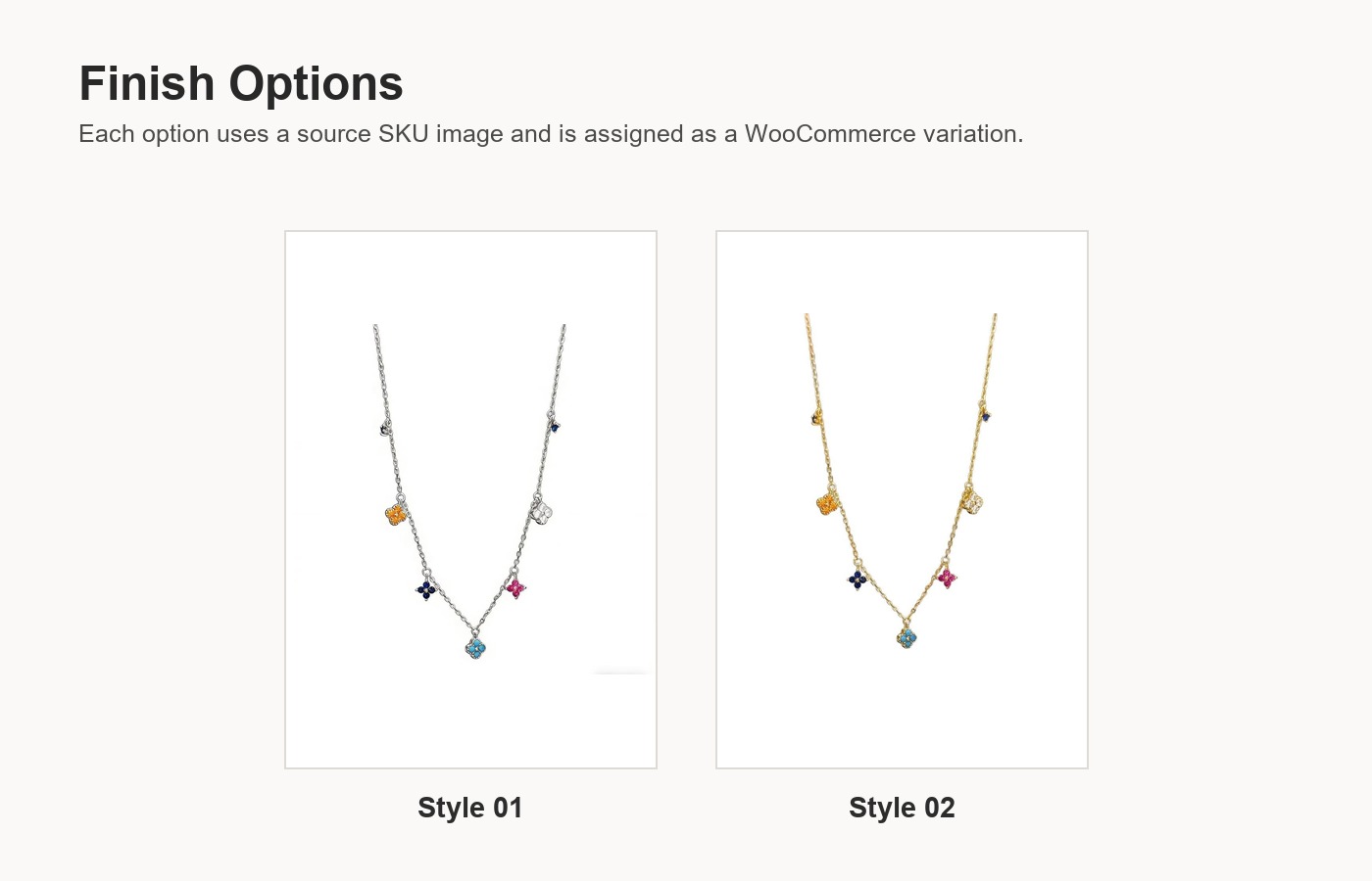 S925 Silver Four Leaf Clover French Vintage Collarbone Chain Necklace for Women detail image
