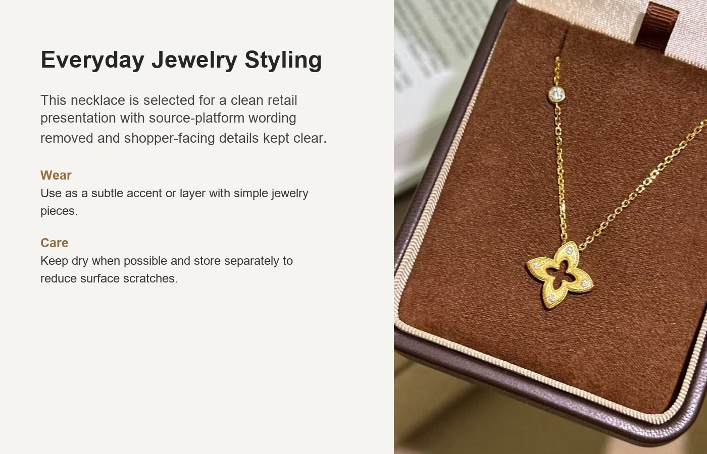 S925 Silver Four Leaf Clover Vintage Chinese Vintage Collarbone Chain Necklace for Women detail image
