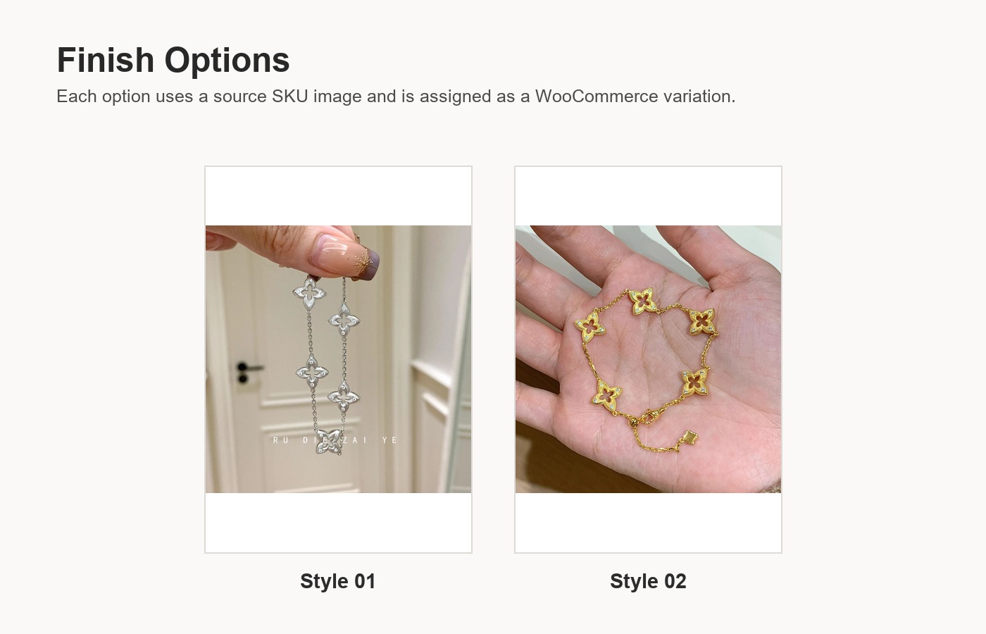 S925 Silver Four Leaf Clover Vintage Minimalist French Vintage Brushed Bracelet for Women detail image