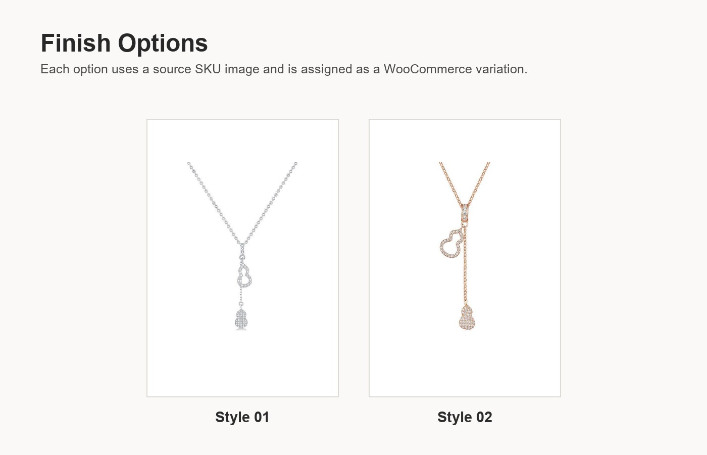 S925 Silver Gourd CZ Collarbone Chain Necklace for Women detail image