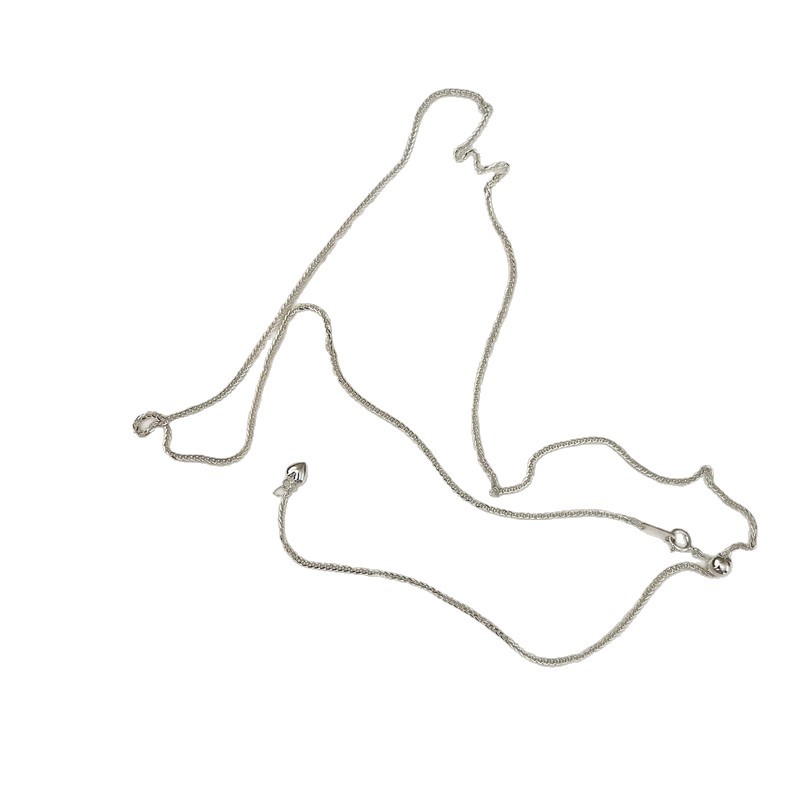S925 Silver Heart Korean Style Collarbone Chain Necklace main image 5