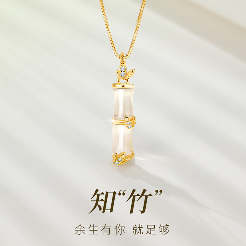 S925 Silver Light Luxury Collarbone Chain Minimalist Necklace for Women main image 2