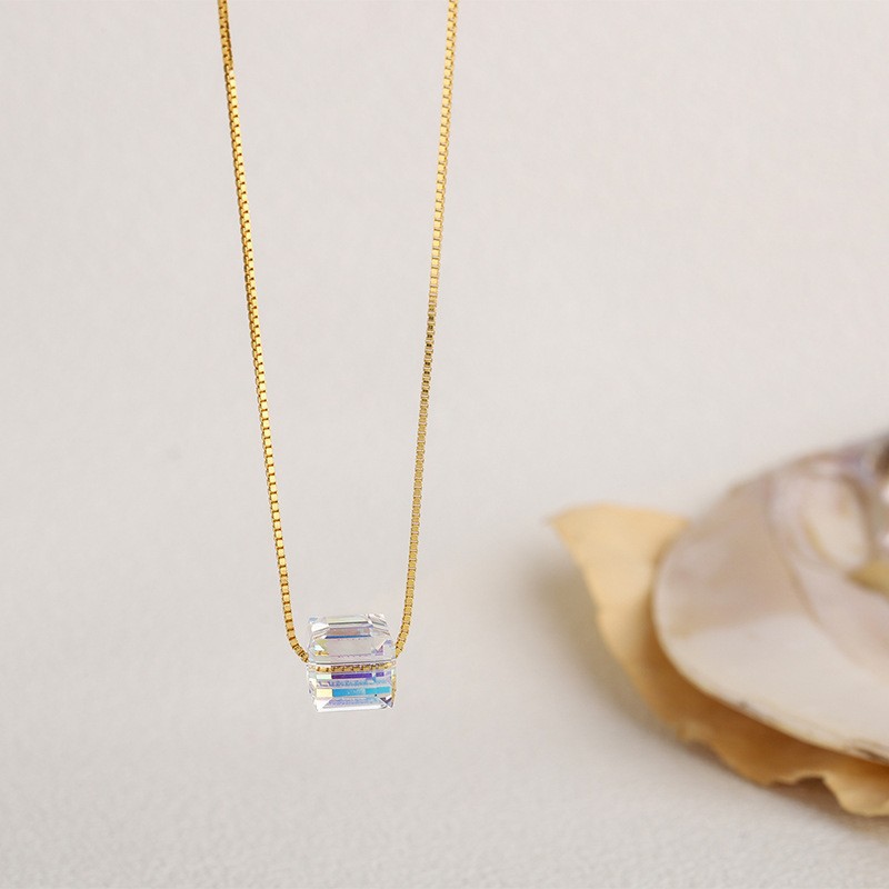 S925 Silver Light Luxury Collarbone Chain Minimalist Necklace for Women main image 4