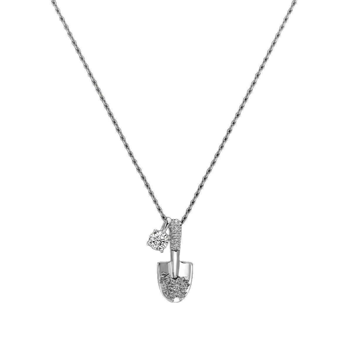 S925 Silver Light Luxury Collarbone Chain Minimalist Necklace for Women main image 5