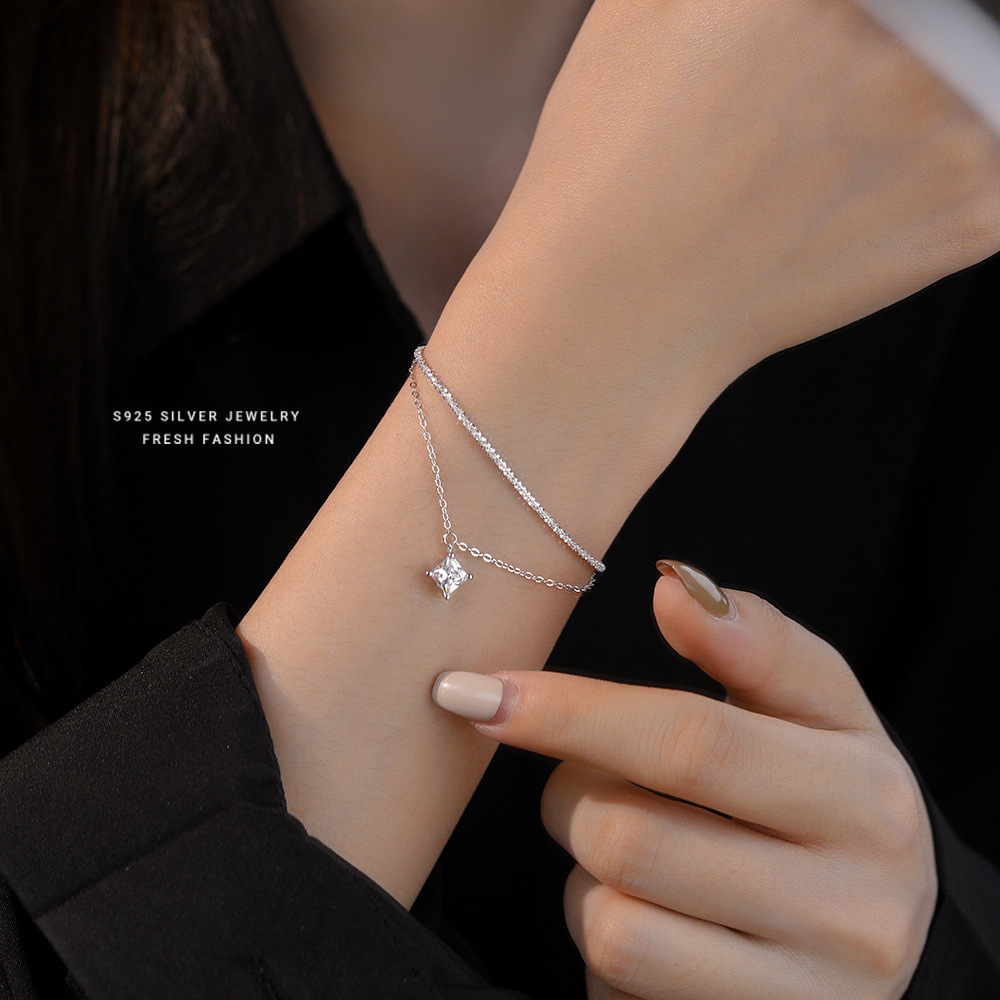 S925 Silver Minimalist Light Luxury Bracelet for Women product image 3