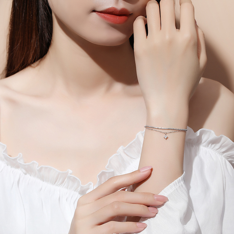 S925 Silver Minimalist Light Luxury Bracelet for Women product image 4