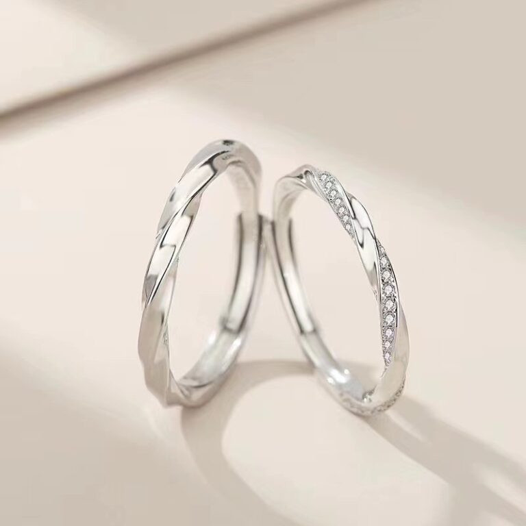 S925 Silver Light Luxury Minimalist Adjustable Open Ring for Women main image 1