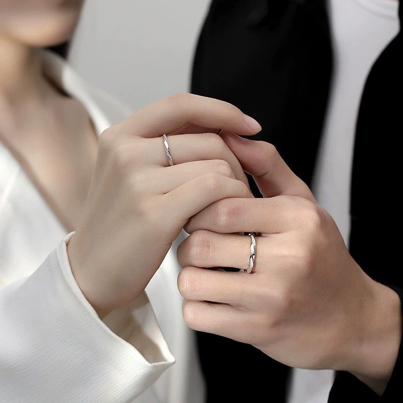 S925 Silver Light Luxury Minimalist Adjustable Open Ring for Women main image 4