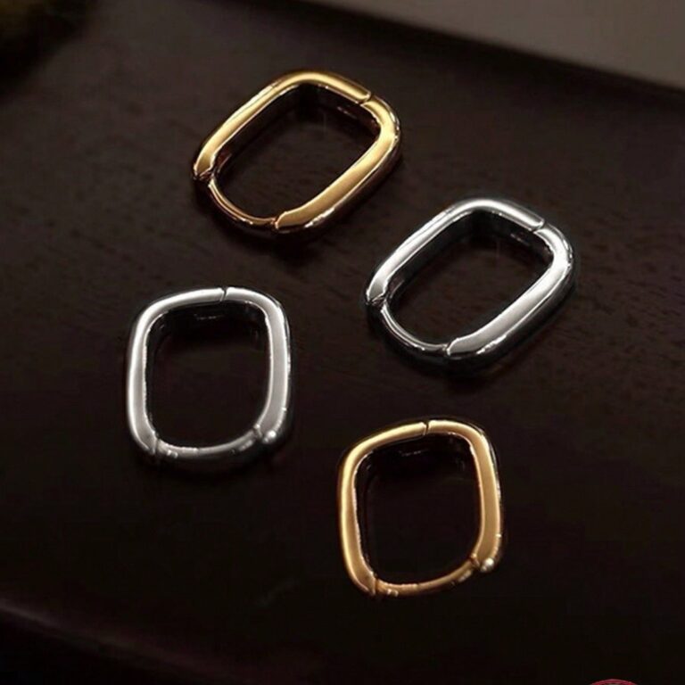 S925 Silver Light Luxury Minimalist Hoop Earrings for Women main image 1