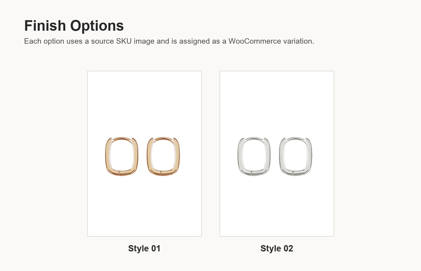 S925 Silver Light Luxury Minimalist Hoop Earrings for Women detail image