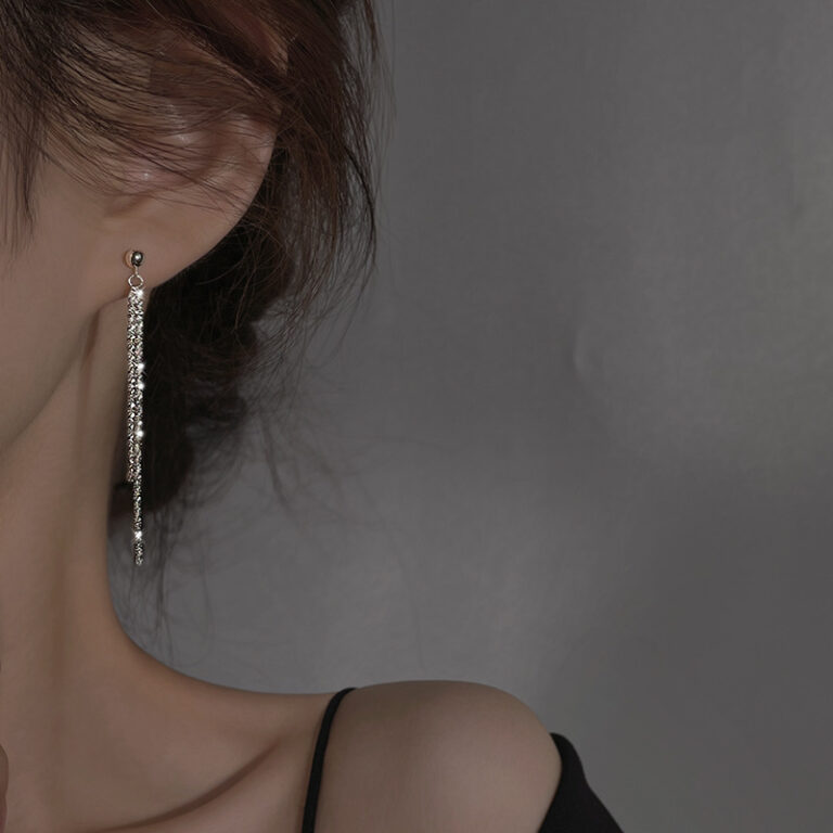S925 Silver Light Luxury Minimalist Stud Earrings for Women main image 1