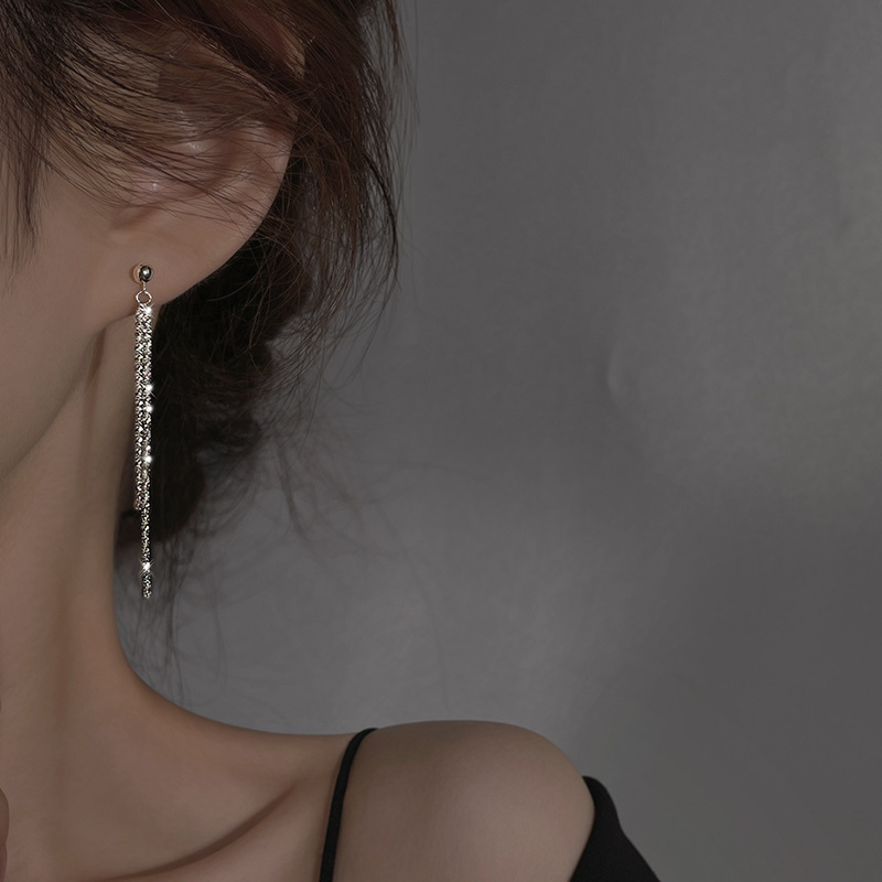 S925 Silver Light Luxury Minimalist Stud Earrings for Women main image 1