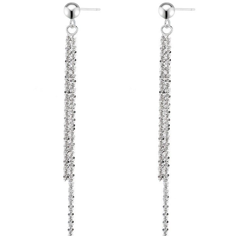 S925 Silver Light Luxury Minimalist Stud Earrings for Women main image 5