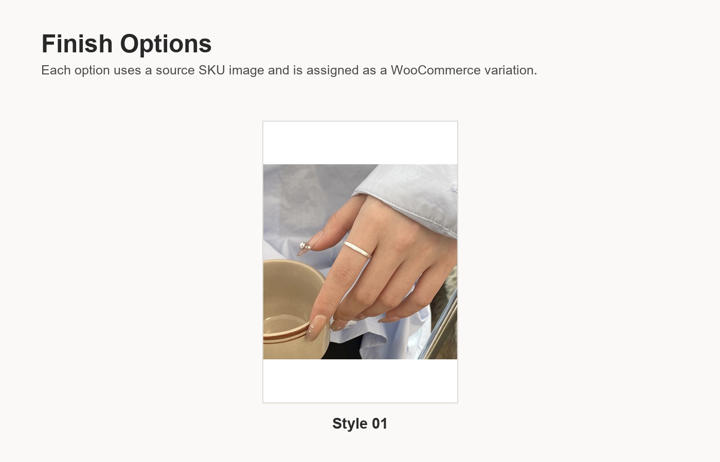 S925 Silver Minimalist Brushed Adjustable Open Ring for Women detail image