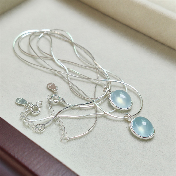 S925 Silver Minimalist Collarbone Chain Snake Chain Necklace for Women main image 4