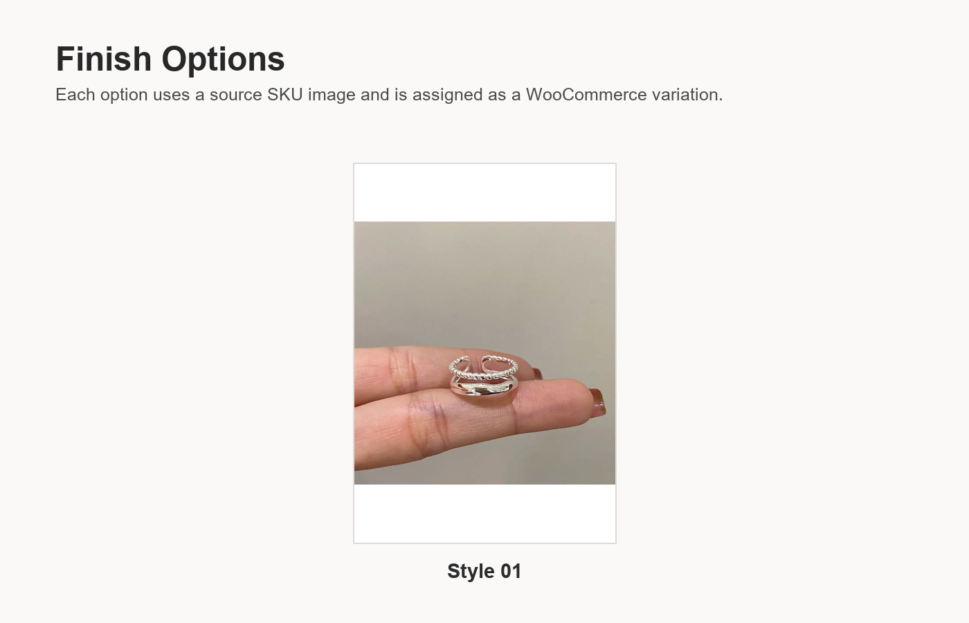 S925 Silver Minimalist Korean Style Adjustable Open Ring for Women detail image