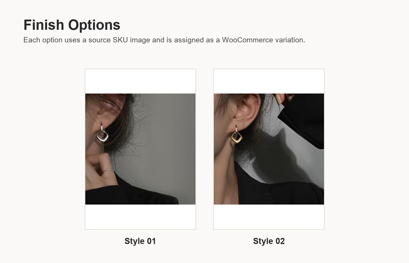 S925 Silver Minimalist Korean Style Stud Earrings for Women detail image