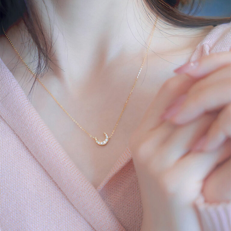 S925 Silver Minimalist Light Luxury Collarbone Chain Necklace for Women main image 1