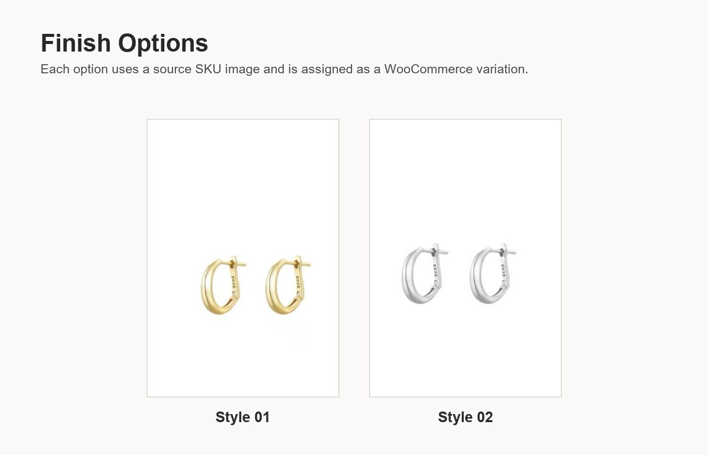 S925 Silver Minimalist Light Luxury European American Hoop Earrings for Women detail image
