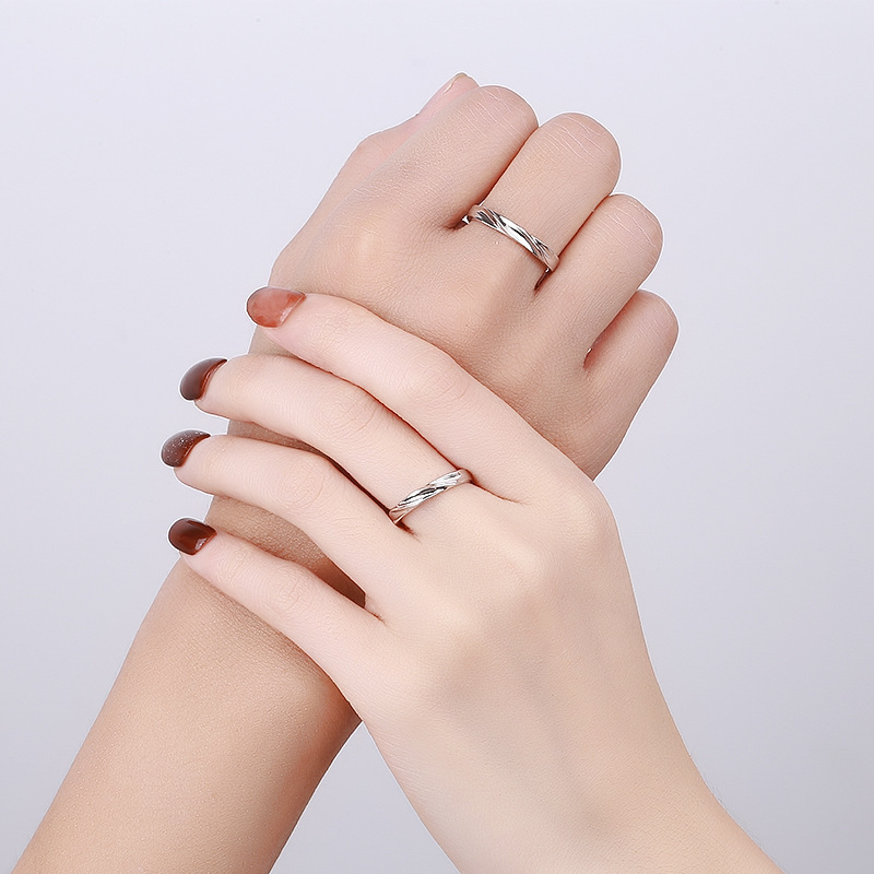 S925 Silver Minimalist Light Luxury Ring for Women main image 4
