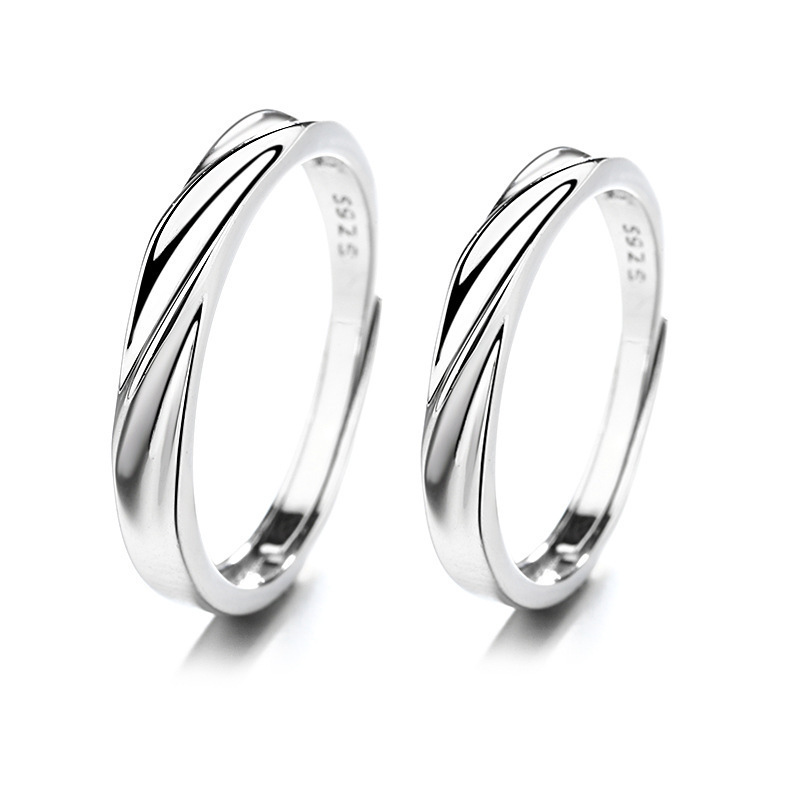 S925 Silver Minimalist Light Luxury Ring for Women main image 5