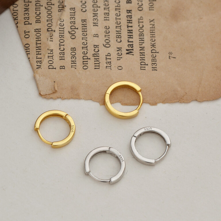 S925 Silver Minimalist Stud Earrings for Women main image 1