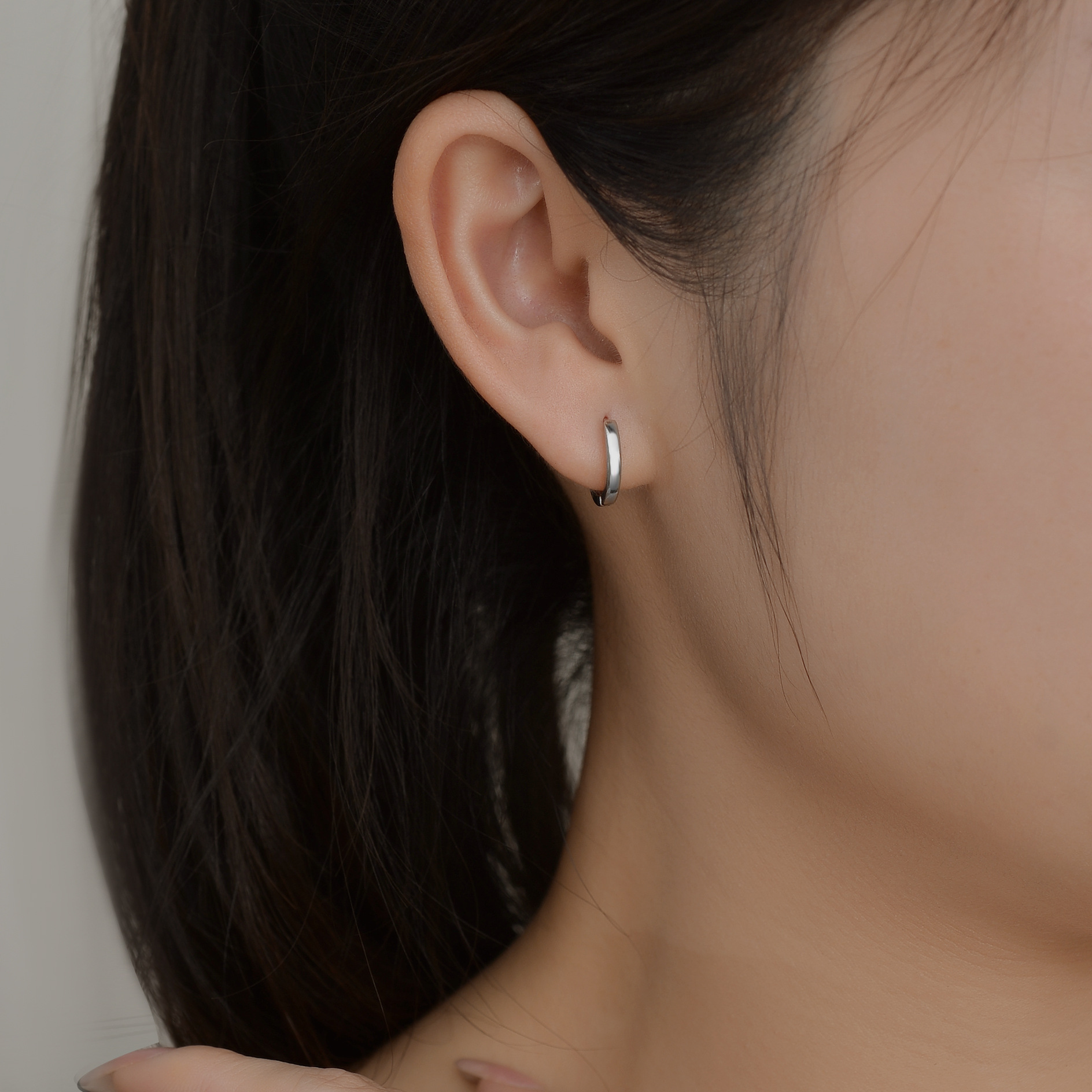 S925 Silver Minimalist Stud Earrings for Women main image 4