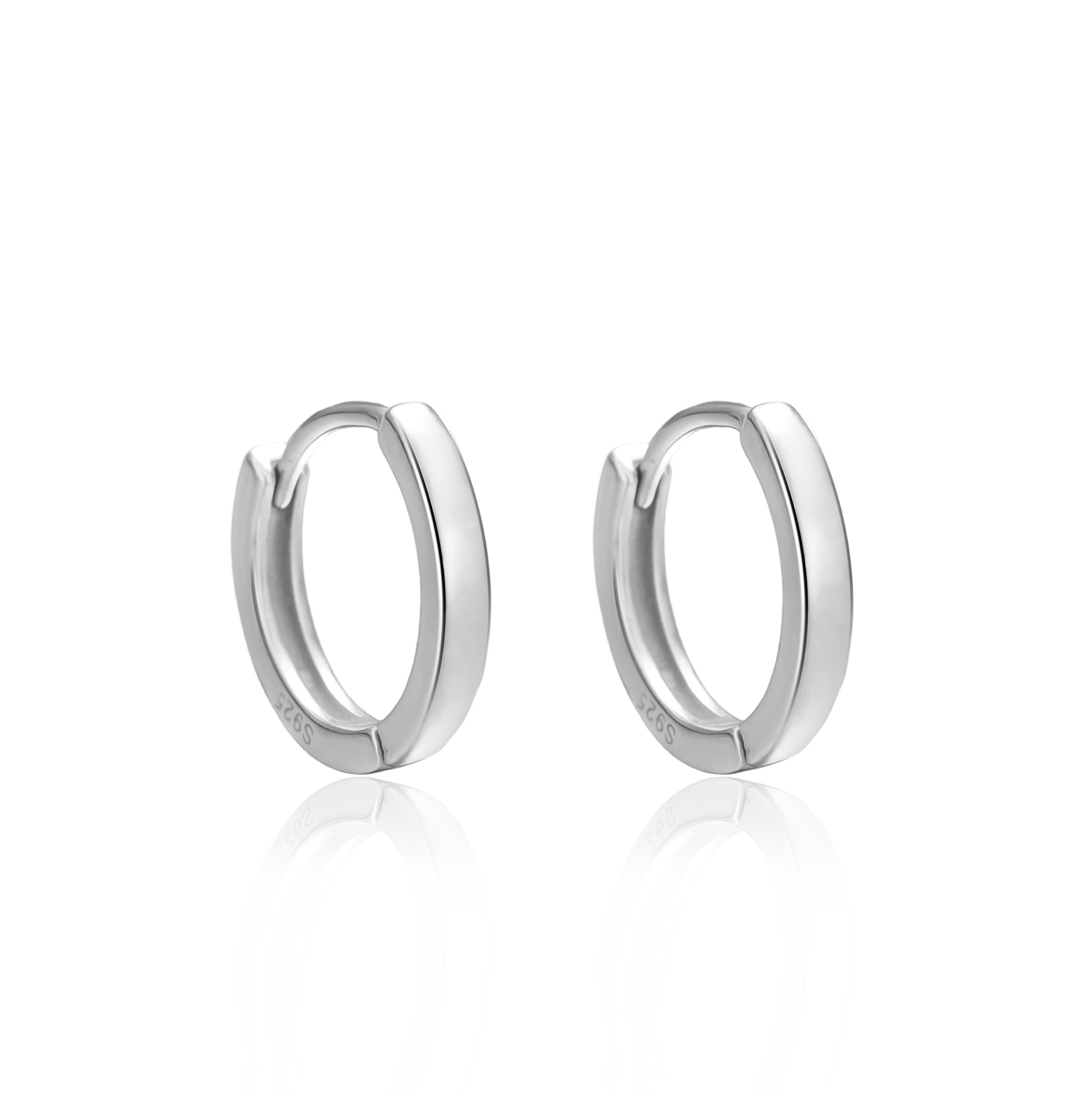 S925 Silver Minimalist Stud Earrings for Women main image 5